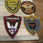 Old Wilkes Sangamon Gaston County Sheriffs Norcross Police Vintage Patch Georgia