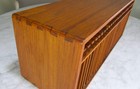 Vintage Mid Century Danish Modern Kalmar  30 Cd Holder Dispenser Teak Storage