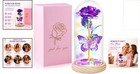 Stunning Purple Butterfly Flower Gift     Complete With Gift Box For Easy Gifting