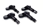 4 2006-2024 Tpms Tire Pressure Sensor For Porsche 911 Gloss Black Metal Valve V