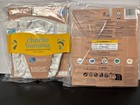 2x Charlie Banana Reusable Swim Diaper With Snaps White  Size Large 22-34 Lbs