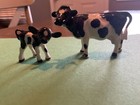 Vintage Miniature Hagen Renaker Cow And Calf 