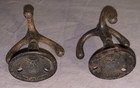 2  Antique  3  Hook Design  Pivoting  Ceiling  Hooks