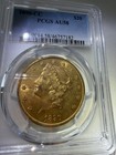 1890-cc  20 Gold Liberty Head Double Eagle - Pcgs Au58
