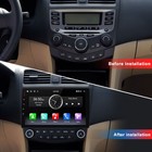 Android Apple Carplay Stereo Car Radio Gps Navi Wifi For Honda Accord 2003-2007