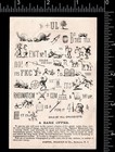 Dr  s Rebus Puzzle Witch Skull Scarcer Eclectric Oil Bottle Trade Card Sr m eo