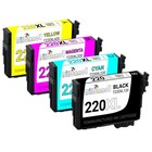 T220xl Fits Epson T220xl Ink Cartridges For Workforce Wf-2660 Wf-2750 Wf-2760