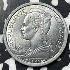 1948 Reunion 1 Franc  28 Available   1 Coin Only  High Grade  Beautiful 