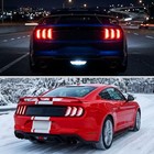 Ford Mustang 2015-2023 Euro Style Led Sequential Tail Lights Pair Black Smoke
