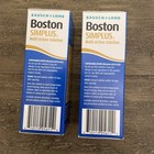 Bausch Lomb Boston Simplus Multi-action Solution 3 5 Fl Oz Lot Of 2 Exp 12 2027