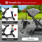 2in1 Universal Stroller Ride Board Stroller Board Buggy Wheeled Board Seat Pedal