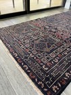 Vintage Antique Baluchi Runner Rug Hand Knotted Wool Afghan Tribal 4 7 X 2 5ft