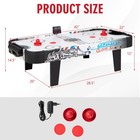 42  Air Powered Hockey Table Game Room Home Sport Electronic Scoring 2 Pushers