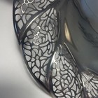 Decorative Vintage Silver Plated Dish Bowl Footed 9    Diameter