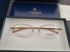 Faberg   Fb092 Eyeglasses Frame 23kt Gold Plated     Made In Austria     Vintage