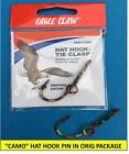 New Eagle Claw Original    camo    Fish Hook Hat Pin money Clip In Orig Packaging 