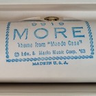 Player Piano Roll Qrs 9919 More Mondo Cane Theme Dick Watson Music Word Roll  63