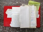 Handwritten Genealogy Notes Re Descendants Of Walter Palmer Of 1629 Charlestown