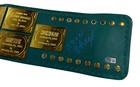 Iron Sheik Signed Wwf Championship Big Green Belt Beckett Witness Coa