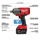 Milwaukee 2864-22r M18 Fuel W  One-key Impact Wrench 3 4  Friction Ring Kit