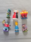 Disney Alice In Wonderland 6x Figures Lot Alice Mad Hatter Cheshire Cat 3  Figs