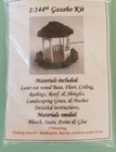 Dollhouse Miniature 1 144th Scale Gazebo Complete  Kit For Garden  Outdoor Patio