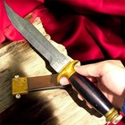 Antique Dagger Knife Fixed Blade Wood Handle Sheath Hunting Men Rare Old 20th