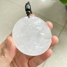 Hetian Jade White Jade Landscape Pendant Pendant Jade Jade Necklacejavascript 