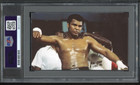 Muhammad Ali Signed 3x5 Custom Card Cut Psa Dna Slabbed Boxing Auto C4446