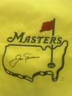 Jack Nicklaus Signed Autographed Undated Masters Golf Flag Golden Bear Psa dna