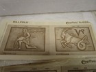 Lot 6 Vintage 1970 Craftaid Billfold Leather Template 12 Zodiac Signs