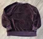 Athleta Girl Crazy Soft Purple Crewneck Velour Top Sz Xs 6 Dream Crazy Big