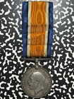  1914-18  G b  Wwi Victory Service Medal Lot ov1526 Silver  With Ribbon  36mm