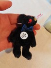 Miniature Mohair Steiff Club Jointed Teddy Bear  Original Box  Year 2000 4  Tall