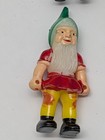 7-vtg 1950s 60s Miniture Cake Topper Gnomes Elves Pixie Garden Figures Ornaments