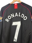 Cristiano Ronaldo  black Jersey   Soccer Hand Signed Beckett Witnessed