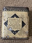 Rare Original Black And White Pipe Tobacco Crushed  Plug Pocket Tin