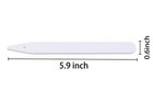 Delatanus 6 Inch Plant Markers  White - 100pcs