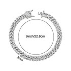 Cuban Link Anklets For Women Plus Size Large Ankle Bracelets Gold Silver 