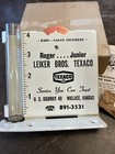Vintage Texaco Rain Gauge Gas Station Oil Wallace Kansas W Box Leiker Bros