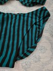 Vintage Jantzen Women   s Bikini Swimsuit Plaid High Rise  80s 12 14 Tags