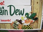 Large 32  Mountain Dew Embossed Steel Sign  It ll Tickle Your Innards Fence
