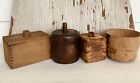 Antique Primitive Butter Mold Butter Press Lot Of 3   square Mold Not Included 