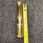 Rare Kaleidoscope Vintage Spiral Brass Tube With Bowed Glass - 8 l X 1 5 d