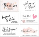 300pcs Thank You For Supporting My Business Cards  6 Styles  2  X 3 5  Small Cus