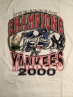 Vintage New York Ny Yankees World Series Champions 2000 Three-peat Shirt Xl Mets