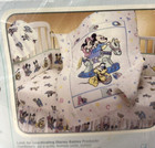 Vintage Dundee Crib Ruffle Skirt Disney Babies Mickey Mouse Minnie New Sealed