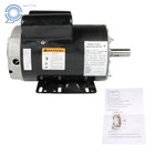 5 Hp Compressor Duty Electric Motor 1 Phase 3450 Rpm 56hz Frame 7 8  Shaft 230v