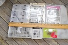 Assorted Lot Clear Acrylic Stamps Various Makers And Designs - Set Of 6 Unused