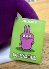 Uglydoll Purple Jrumpy Plush Ugly Doll  17  Three Eye Monster Toy Signed